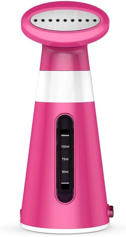 Le defroisseur portatif accompagne le soin et le rangement au quotidien, en coloris rose