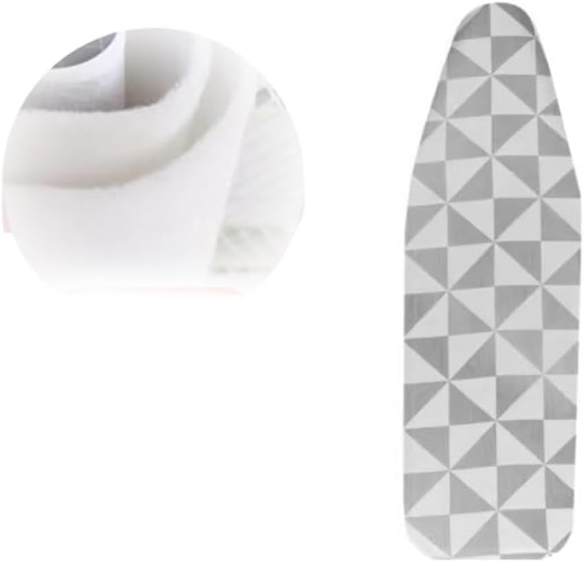 Une housse grise aux triangles clairs pour renouveler la planche