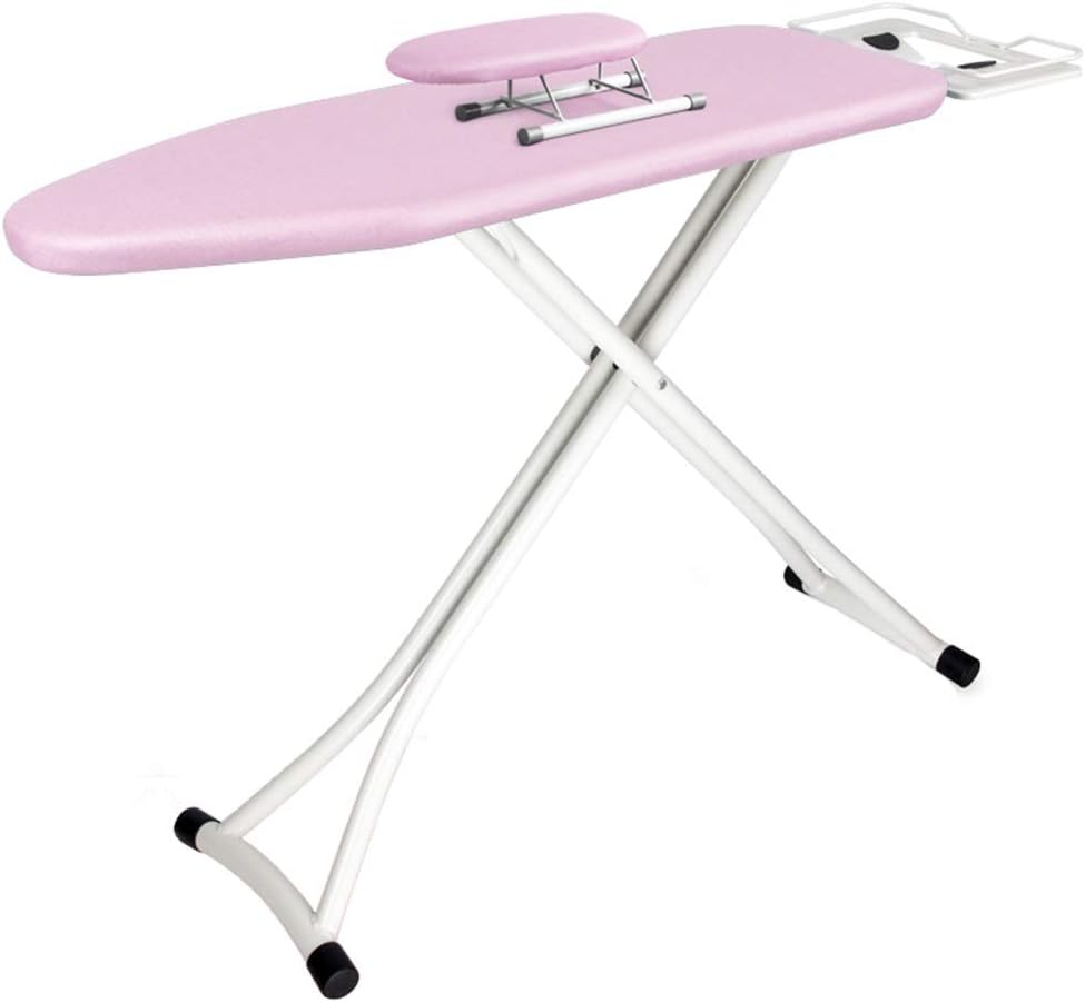 La planche de table propose une armature renforcee avec une surface laissant passer la vapeur