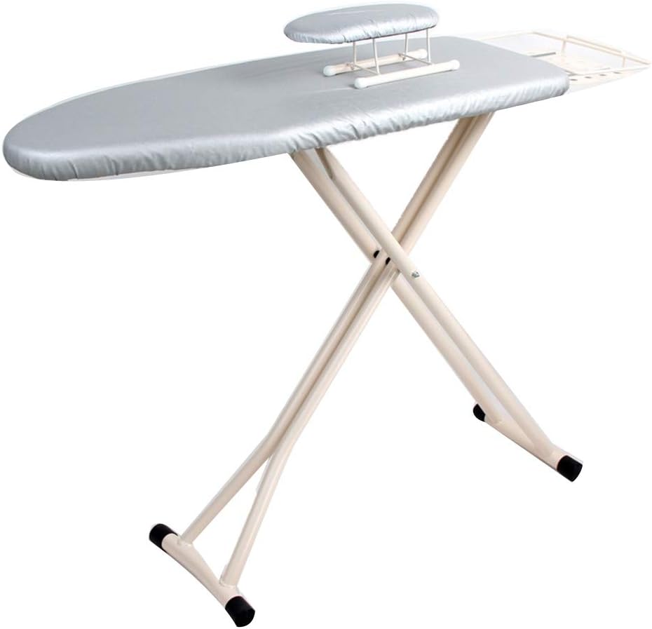 Decouvrez une table de repassage a structure renforcee avec une hauteur reglable