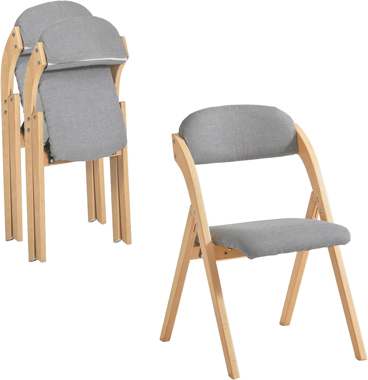 Choisissez une chaise aux elements en plastique en coloris gris