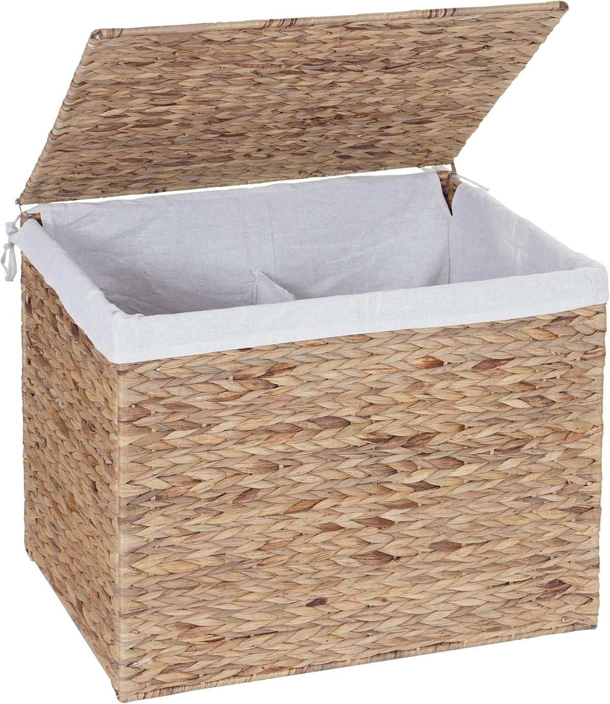 Ce trieur a linge propose une partie textile en coton avec une structure pliante